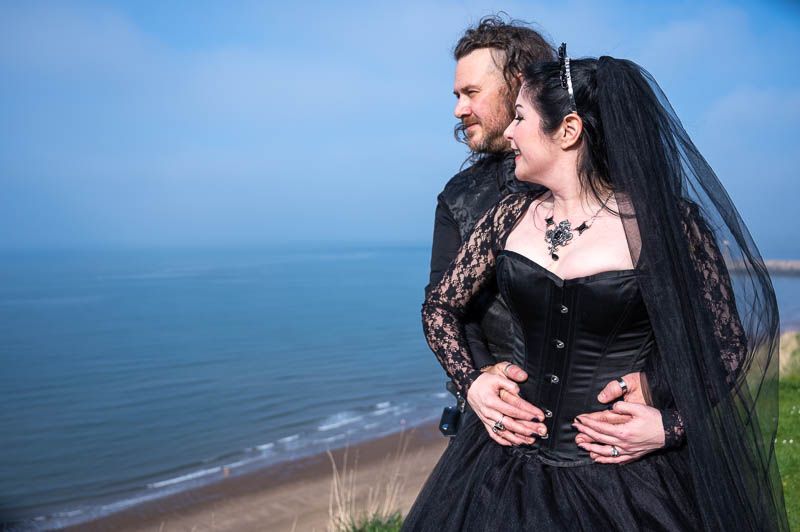 Goth Wedding in Whitby, Yorkshire